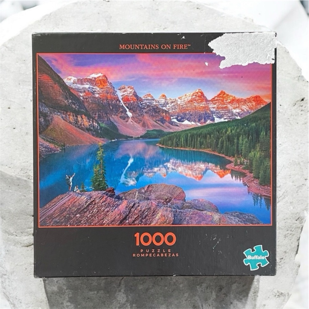🧩 Buffalo 1000 PCS Puzzle Mountains on Fire